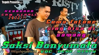 Baruu Nihh!!! DEDE RISTY Nyanyi Lagu SAKSI BANYU MATA (Keyboard Cam) Manggung Bareng GANJENE PANTURA