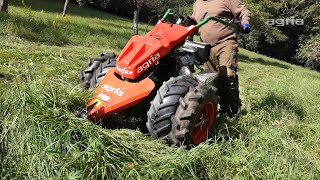 Versatile implement carrier for wide-ranging landscape maintenance: agria 5900