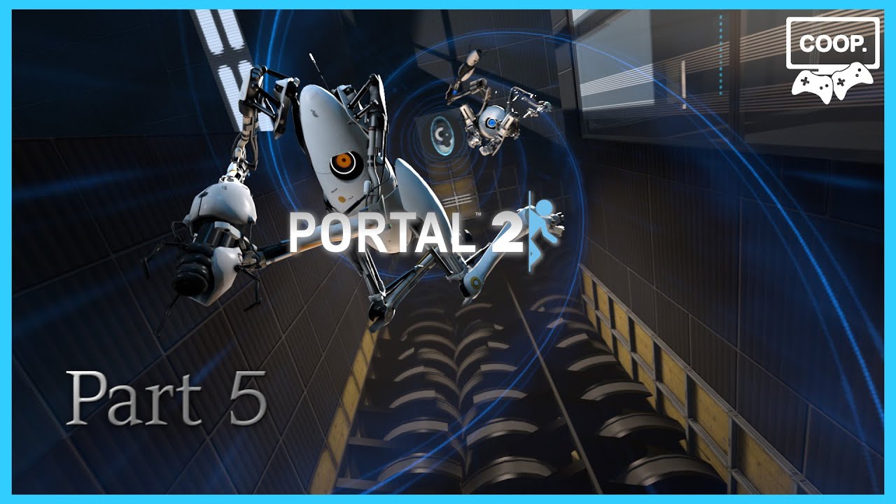 Portal 2 Co Op - Part 5 - Teststrecke 3 - Teil 2 - YouTube
