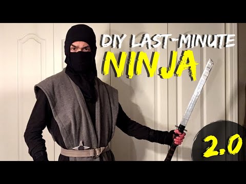 Video: Paano Gumawa Ng Ninja Costume