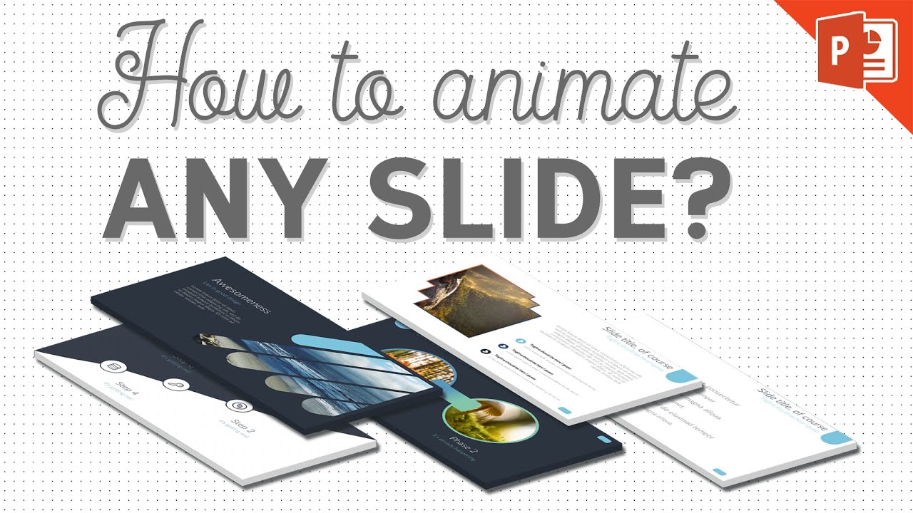 how to animate slides in powerpoint