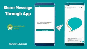 Send text message from android app | Message integration to android app | Creative Developers