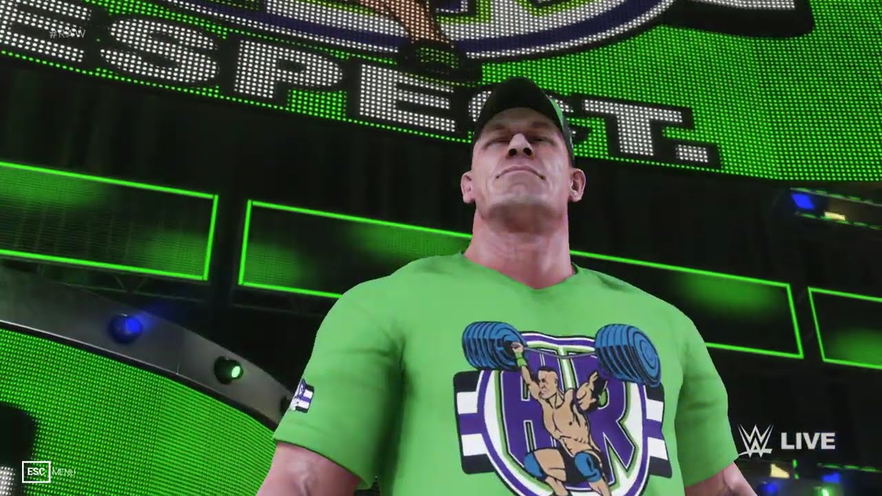 WWE 2K19 John Cena Vs Randy Orton 1v1 60fps Gameplay