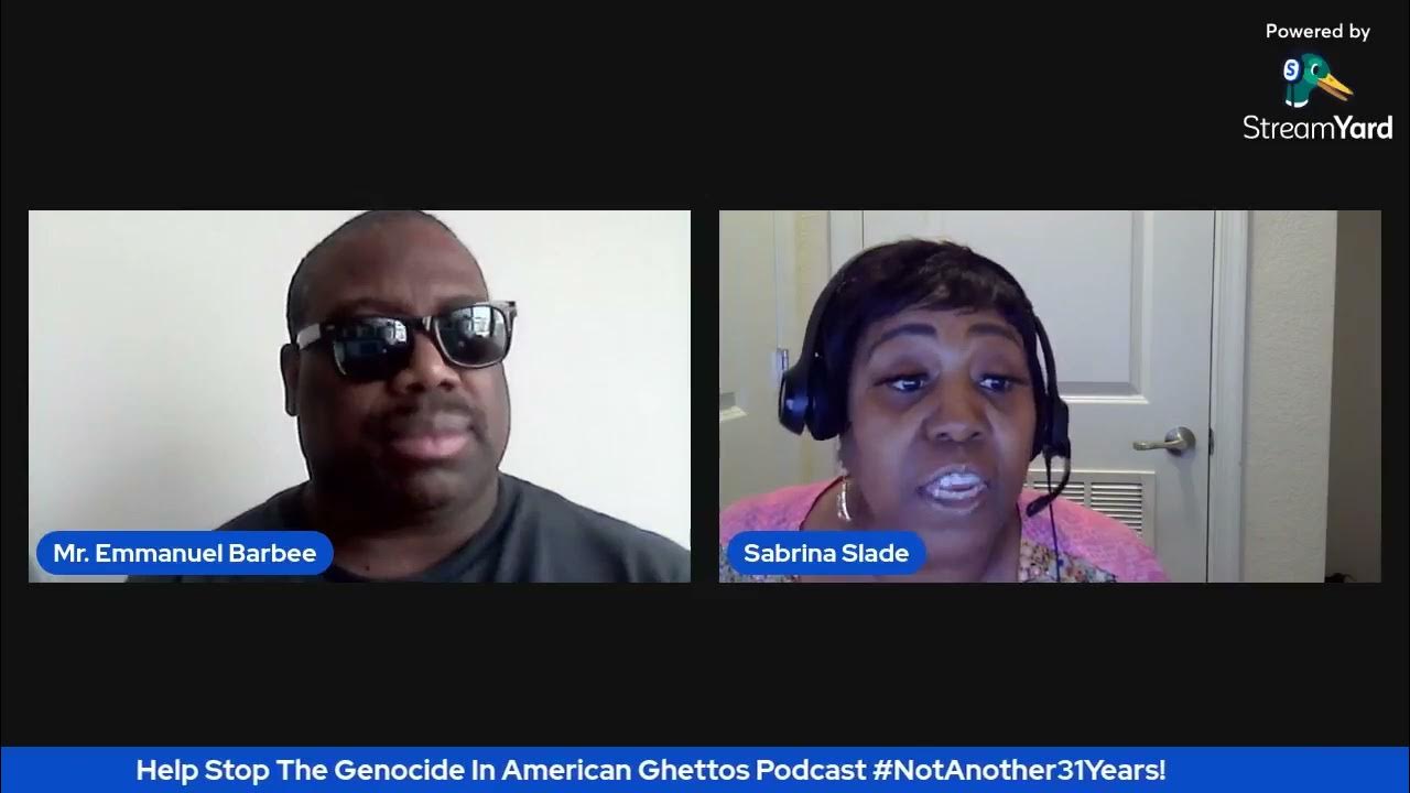 Help Stop The Genocide In American Ghettos Podcast Speaker Pastor Dr