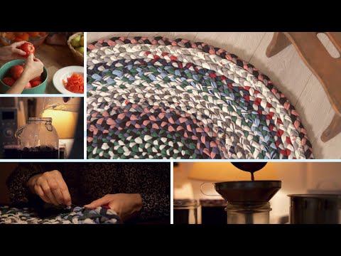 VLOG DIY | dywan ze szmatek | recykling starych ubrań | aronia | domowe przetwory | nalewka i syrop