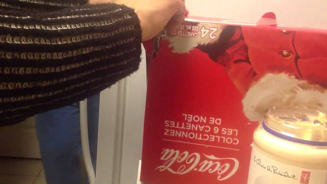 Opening a 24-pack of Coke