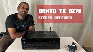 Onkyo TX-8270 Stereo Network Receiver for Sale   - Hi Res DAC - wifi/bluetooth streaming-sub preout