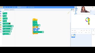 How to draw a rainbow circle on scratch using Pen