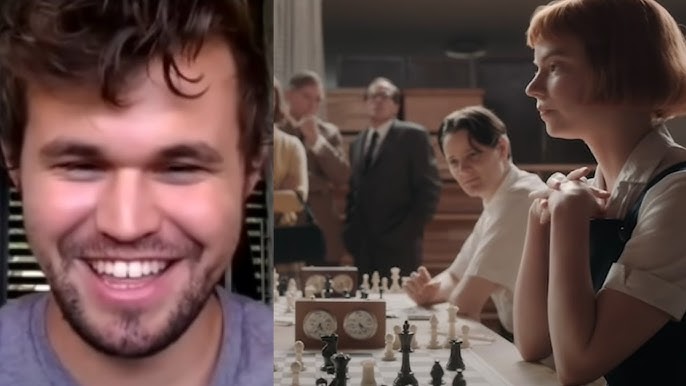 Magnus Carlsen Analyzes the Game Between Elizabeth Harmon and Borgov From  The Queen's Gambit 