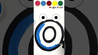 Drawing the Letter O with Animated Eyes | Magic Paint TV