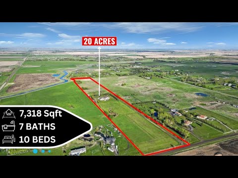 📍235200 Range Road 281, Rural Rocky View County 📐 7,318 Sqft🛁 7 ...