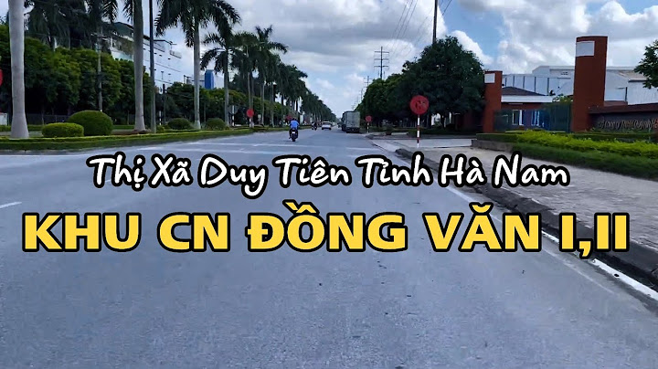 Khu công nghiệp đồng văn duy tiên hà nam