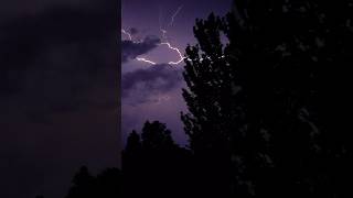 Incredible Lightning Show During Storm ⛈️ #Nature