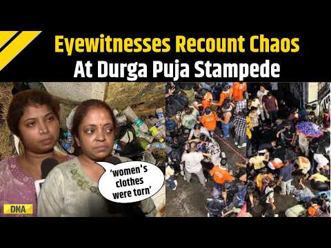 Kolkata Stampede: Eyewitness Recounts Horror At Chorbagan Durga Puja Pandal | CM Suvendu Adhikari