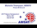 2017 Space Symposium - MichelleThompson W5NYV - Phase 4 Ground
