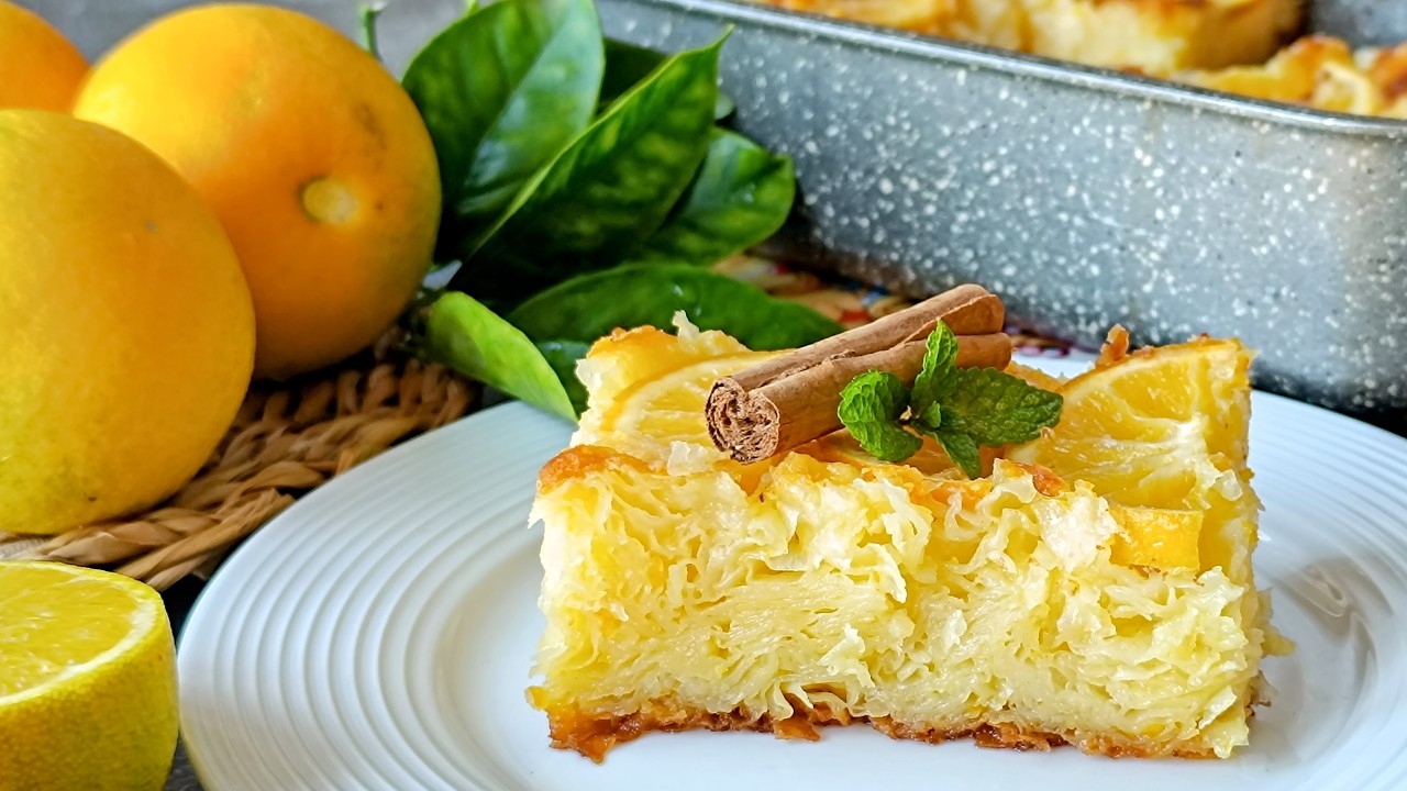 Портокалопита: Самый Сочный Греческий Апельсиновый Пирог