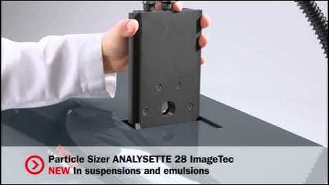 ANALYSETTE Particle Sizer 28 ImageTec
