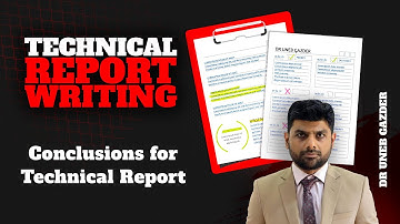 07 – Writing Conclusions for a Technical Report