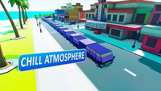 It grows really long and looks great | ChillBus: Snake Bus! Gameplay screenshot 5