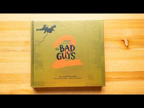 The Art of DreamWorks The Bad Guys 2 (book flip)