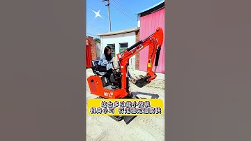 Multifunctional mini excavator. It can dig, shovel and break. It is a multi-purpose machine with.