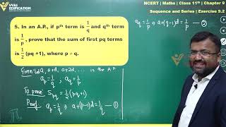 NCERT 11th Maths Ch 9 Ex 9 2 Q 5 Sequence and Series