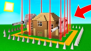 CREAMOS LA CASA MÁS SEGURA DE MINECRAFT 🏠😱 MINECRAFT ALEATORIO