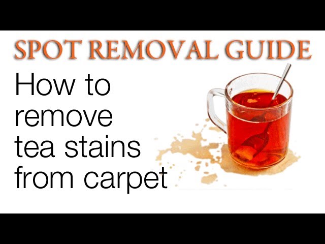 How To Remove Tea Stains From Carpet Spot Removal Guide You