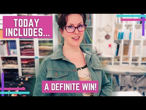 A Definite Win! "Marbled" Green Denim Sorrento Jacket In A Day :: Daily Waffle 2021 :: Day 895
