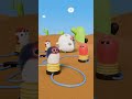 トリたちに空気を入れてもらうフグボール #アニメ #animation
