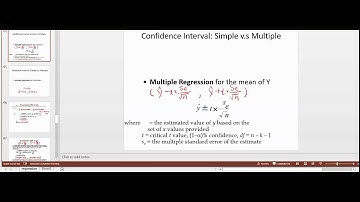 How to use Excel for Prediction and confidence interval in Multiple Regression Model