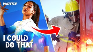 UCLA Gymnast Margzetta Frazier Is An ELITE Firefighter! 🔥