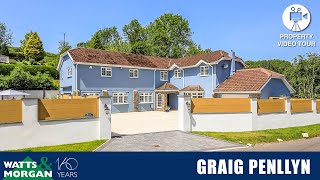 Watch the video tour exploring this stunning 4 bedroom property located in Graig Penllyn.