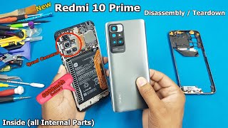 Redmi 10 Prime Disassembly / Teardown || Processor | Battery | Motherboard | Redmi 10 Prime Inside