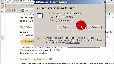 Installing ArcGIS Explorer