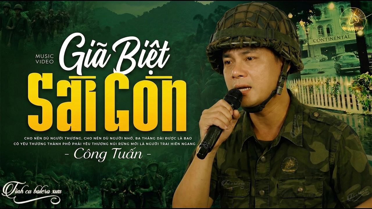 GIÃ BIỆT SÀI GÒN - CÔNG TUẤN ➤ LK Nhạc Vàng Xưa Bolero HOT NHẤT 2026 - Nhạc Lính Xưa 1975 CỰC HAY