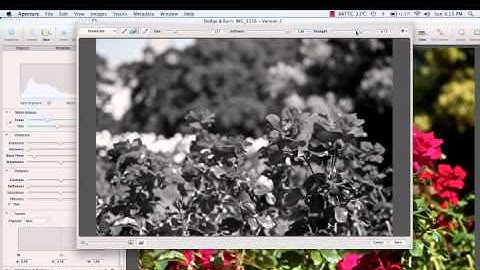 Photo Color Selection Editing with Aperture