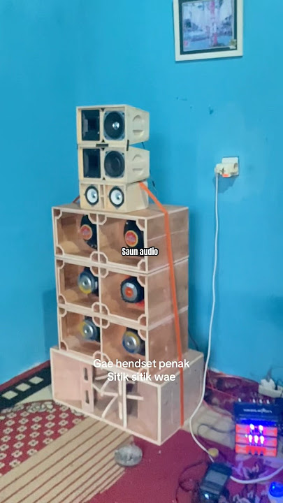 Cek sound miniatur kamar tidur