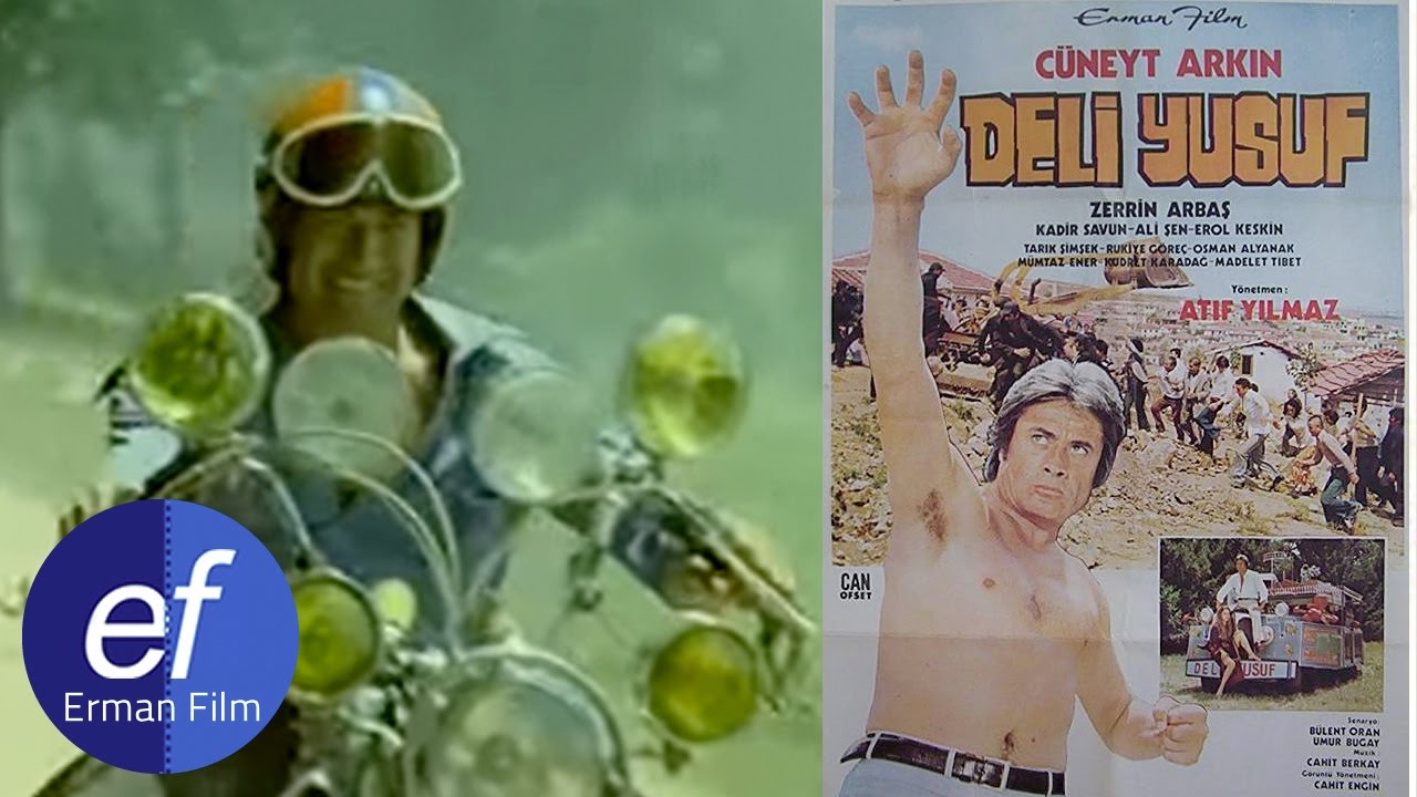 Efsane jön Cüneyt Arkın 84'üncü yaşına girdi 14 Deli Yusuf (1975) - Araba Motor Yarışı - YouTube