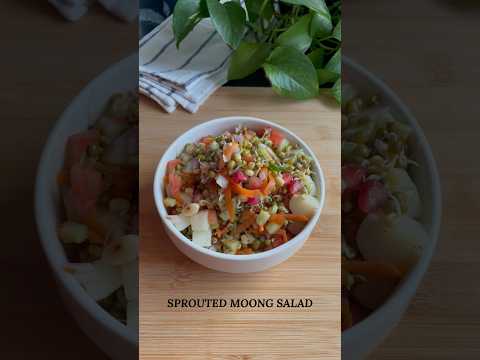 Sprouted moong salad