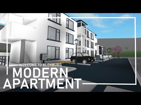 Bloxburg Nyc Apartment Speedbuild Youtube - 600k modern apartment complex speedbuild bloxburg roblox