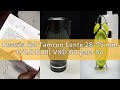 Reseña del Tamron Lente 28-75 mm F/2.8 Di III VXD G2 para Sony E-Mount Black, única