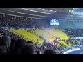 Riot and fires of Zenit's fans. Austria Wien - Zenit St. Petersburg 11.12.2013.
