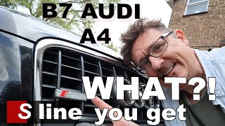 S Line? What You Get On The B7 Audi A4