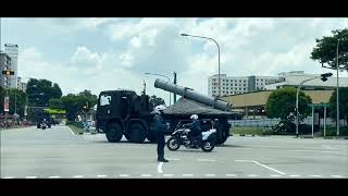 NDP 2020 Mobile Column passing by at Ang Mo Kio Avenue 5