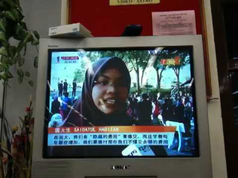 RTM TV2 8pm Mandarin News Report on UKM Campus Election 2010