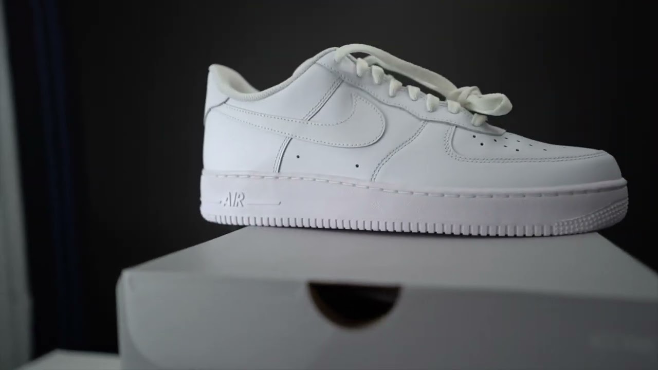 All White Air Force 1s with….. the Gum Bottom!