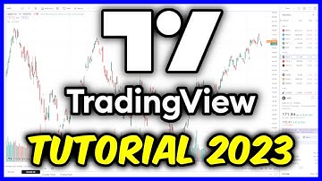 TradingView Tutorial 2023!! ✔️ (For BEGINNERS) - How to use TradingView  - (EASY) Chart Setup Guide