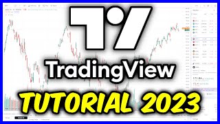 TradingView Tutorial 2023!! ✔ (For BEGINNERS)  How to use TradingView   (EASY) Chart Setup Guide
