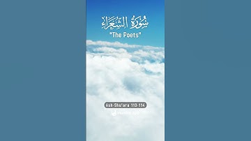 Surah Ash Shu'ara 113-114 Hindi - Urdu Audio translation | سورة الشعراء